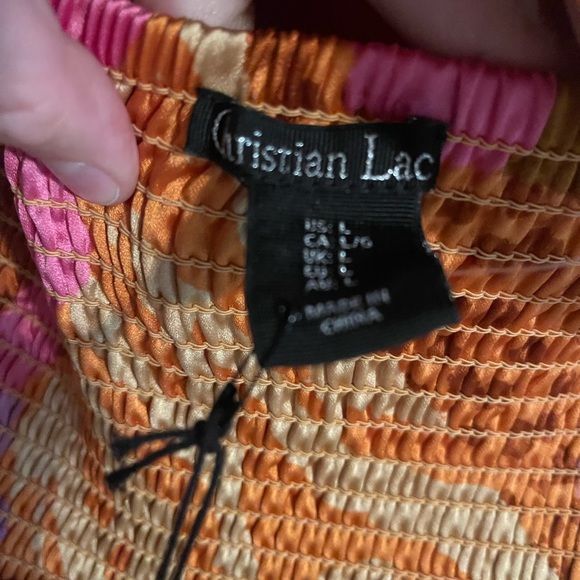 Christian Lacroix Wide Leg Pants and Top Set - Picture 10 of 11